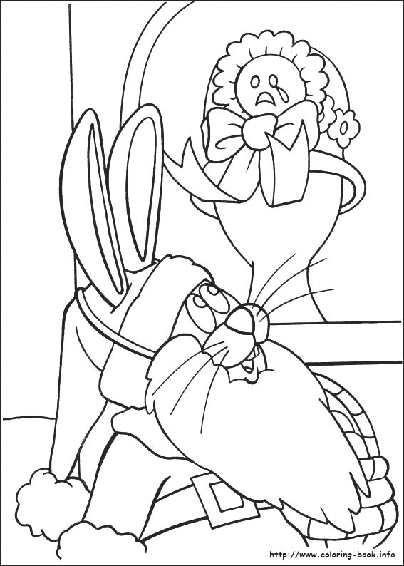 Peter Cottontail coloring picture